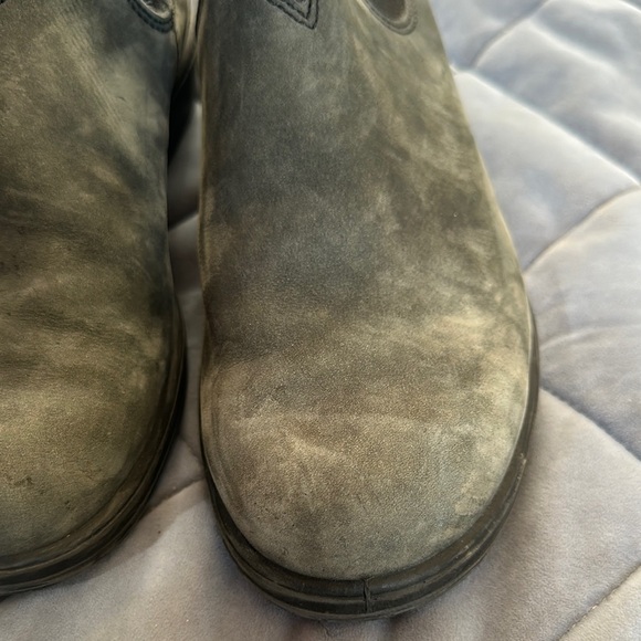 BLUNDSTONE Black Leather Boots Women's Size US 10 AUS 7 EUC Gray Chelsea Boot - Picture 6 of 16